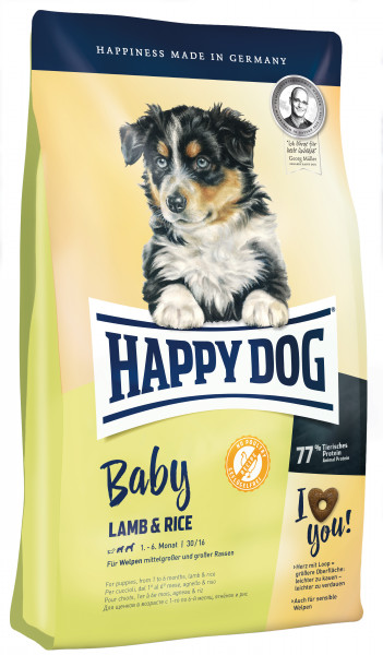 Happy Dog Supreme Young Baby Lamb & Rice glutenfrei